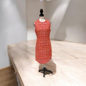 Eli Tahari Tweed shift dress